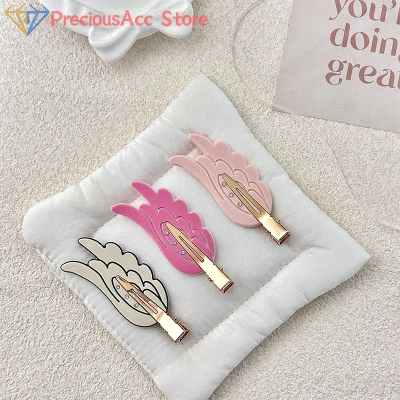 دبابيس الشعر Traceless لطيف أجنحة دبوس الشعر متعة دبوس الشعر الدوبامين التجميل كليب الجانب كسر الانفجارات الشعر كليب إكسسوارات الشعر