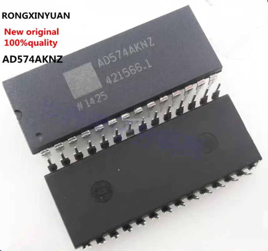 5PCS  New AD574AKNZ DIP-28  Analog-to-digital converter integrated circuit chip