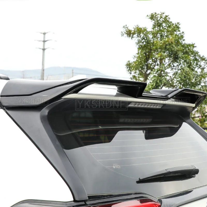 For TOYOTA RAV4 2020 2021 spoiler high quality ABS material rear wing big style sport accessories body kit