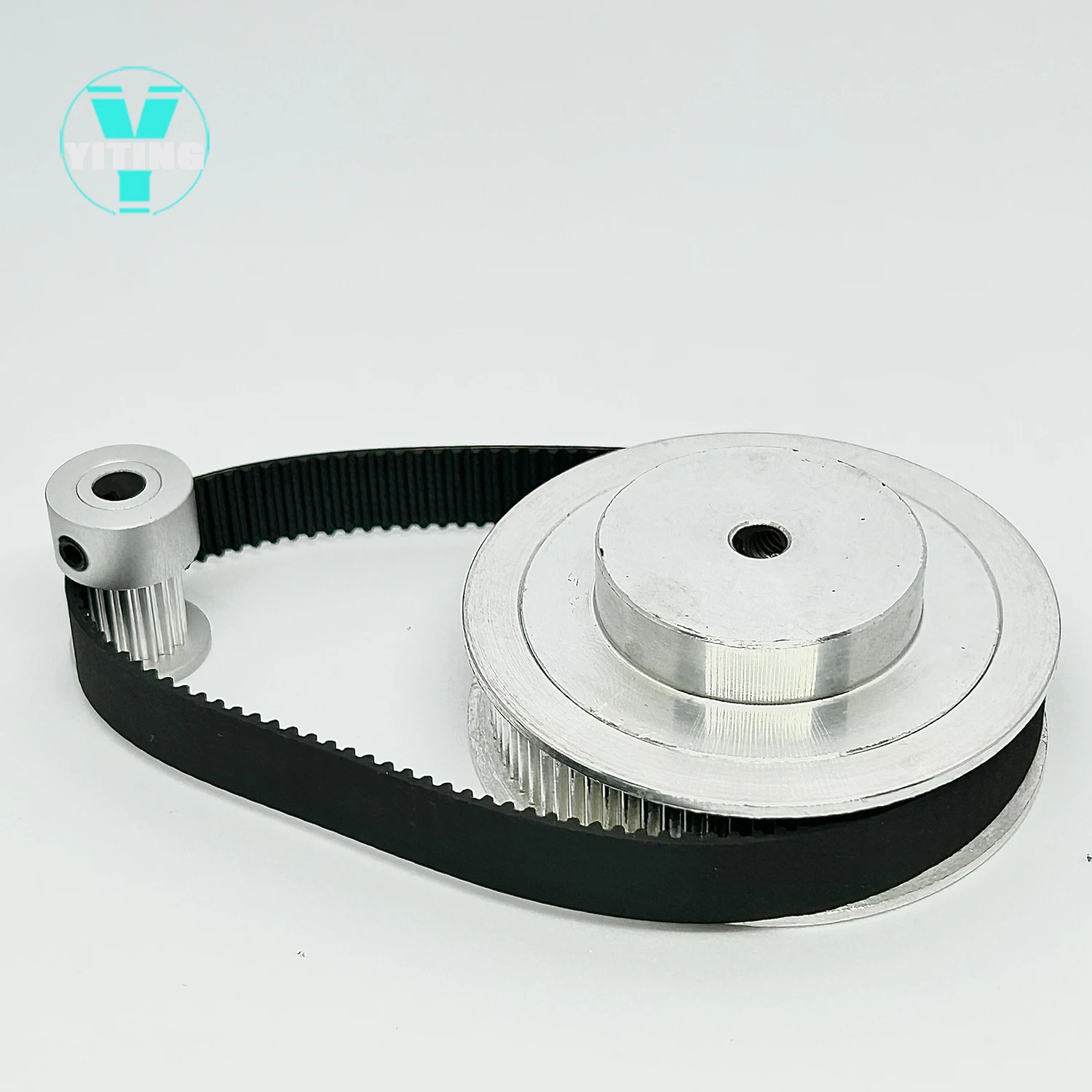 2GT 2M 80Teeth 16T  GT2 16Teeth 80T Timing Belt Pulley Set Belt Width 6mm Bore 3~25mm  5:1 Wheel Synchronous Pulley Belt Kit