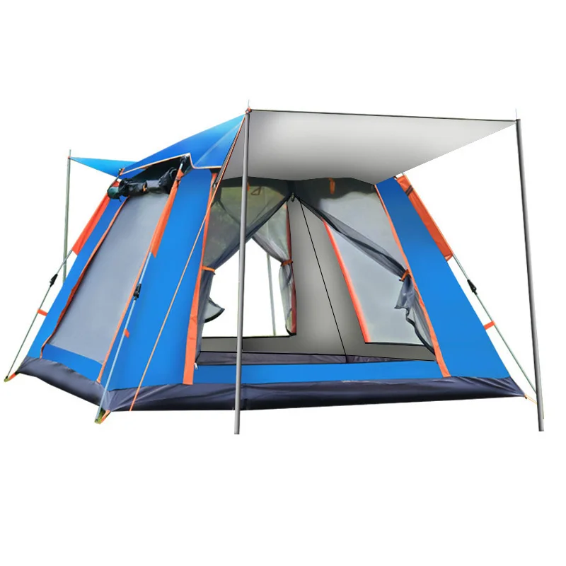 

Waterproof Tents Outdoor AutomaticFully tent 5~8Persons Beach Quick Open Folding Camping Double Rainproof Camping Shelters