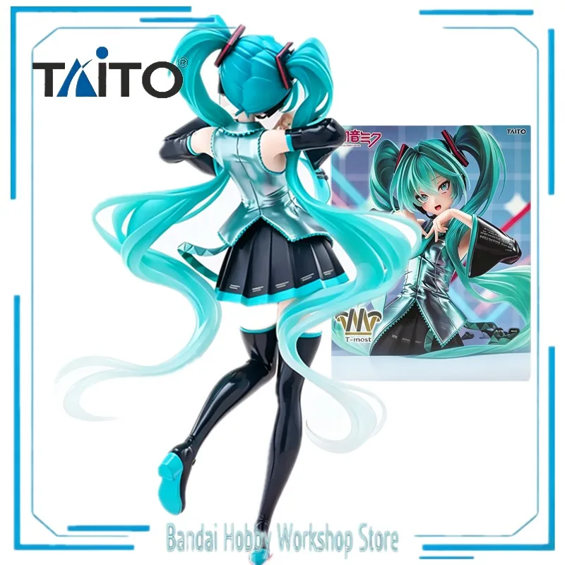 Original in Stock Taito Hatsune Miku T‑most 30cm Large Size Official Outfit Anime Prize Figure Collectible Model Ornament Toys