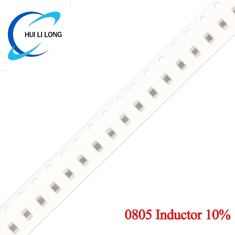 100pcs/lot 0805 SMD Chip Inductor 10% 10uH 4.7uH 3.3uH 2.2uH 1uH 330nH Inductance R33 1R0 2R2 3R3 4R7 100
