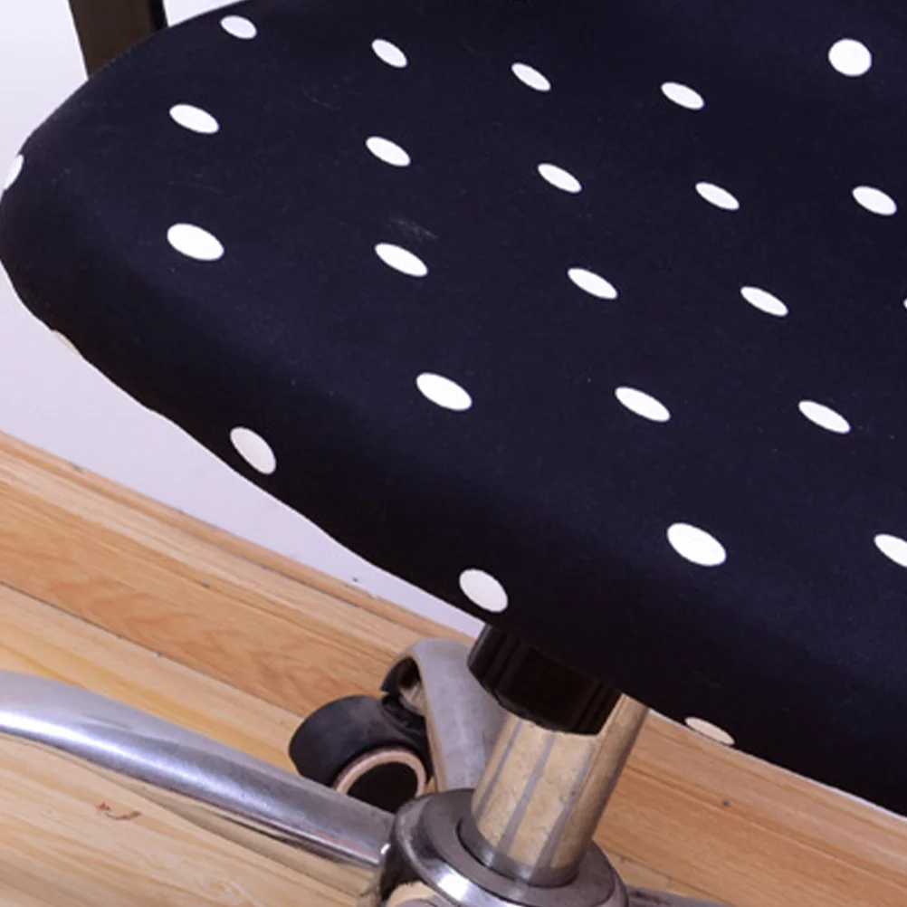 

Chair Cover Elastic Dot Pattern Stretch Office Chair Protector For Back Seat Fabric Desk Cover Machine Washable