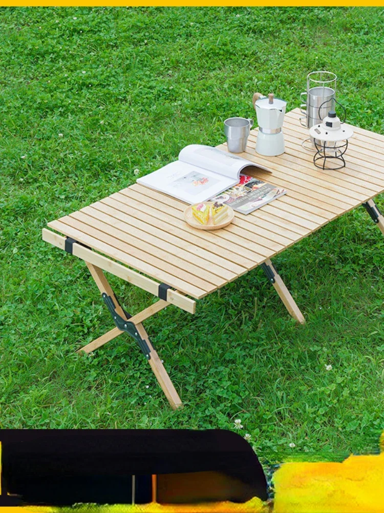 Egg Roll Table Outdoor Folding Table Camping Table Folding Portable Picnic Camping