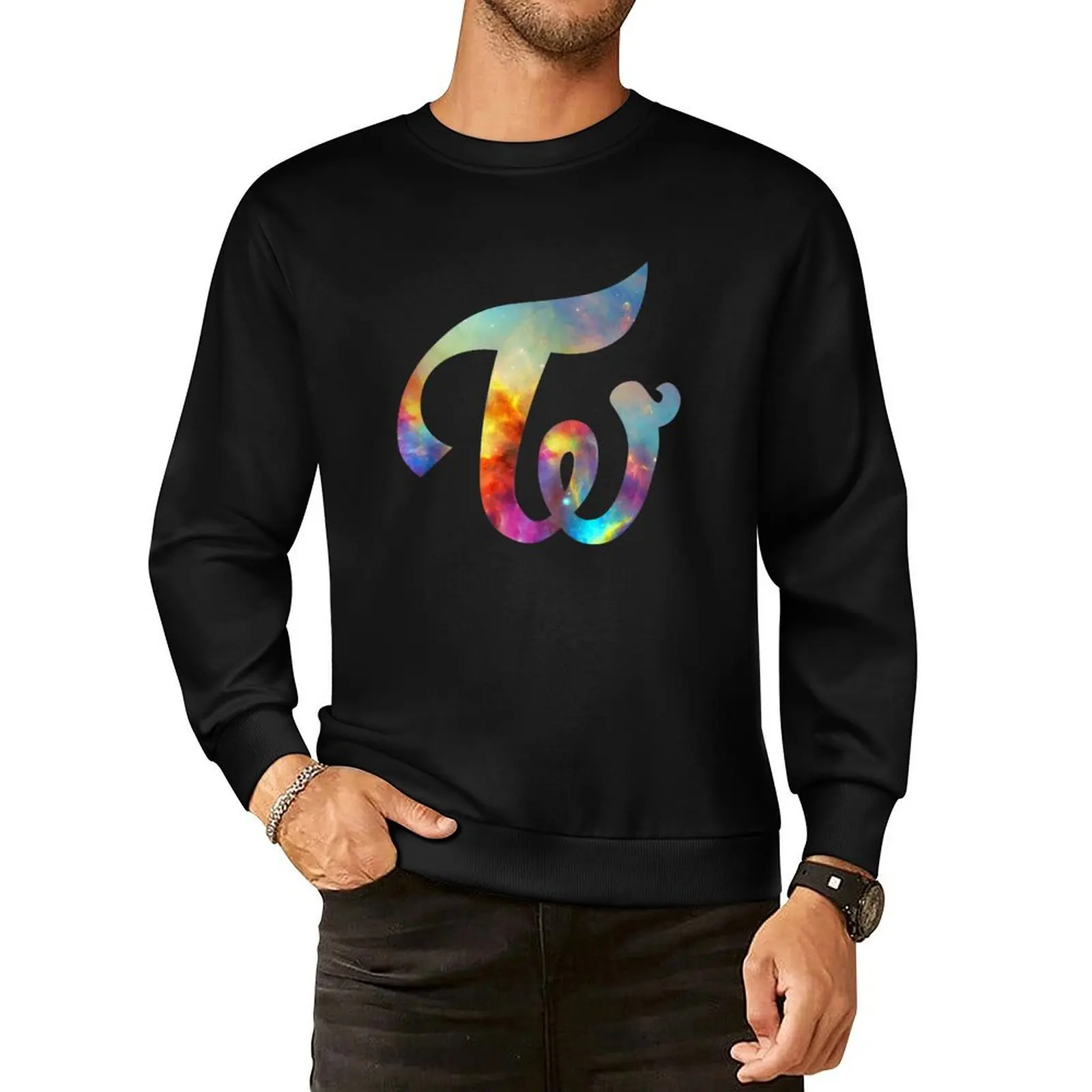 

Twice Nebula Pullover Hoodie tracksuit graphic t shirts men hooded sweatshirt