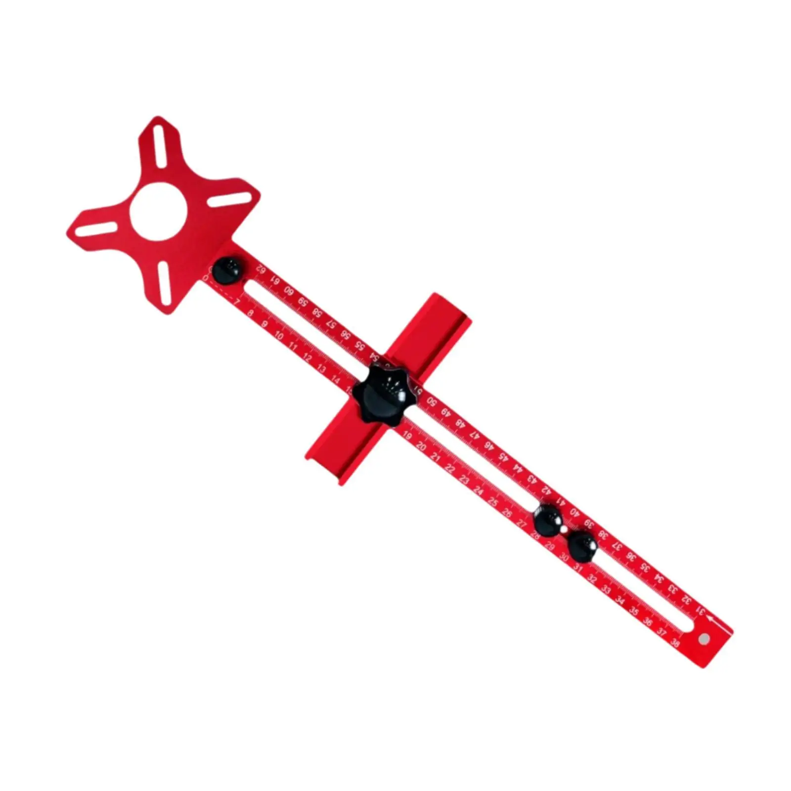 Woodworking Trimmer Router Base Round Cutting Jig Alloy Circle Cutter Bracket Cabinet Template Tool for Plywood