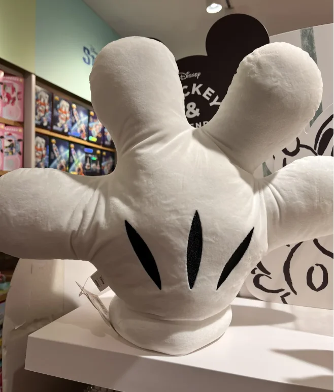 Mainan Sarung Tangan Telapak Tangan Disney Mickey Mouse Asli Baru Kehidupan Menyenangkan 40Cm Bantal Tubuh Mainan Mickey Mouse Lembut untuk Dekorasi Ruangan