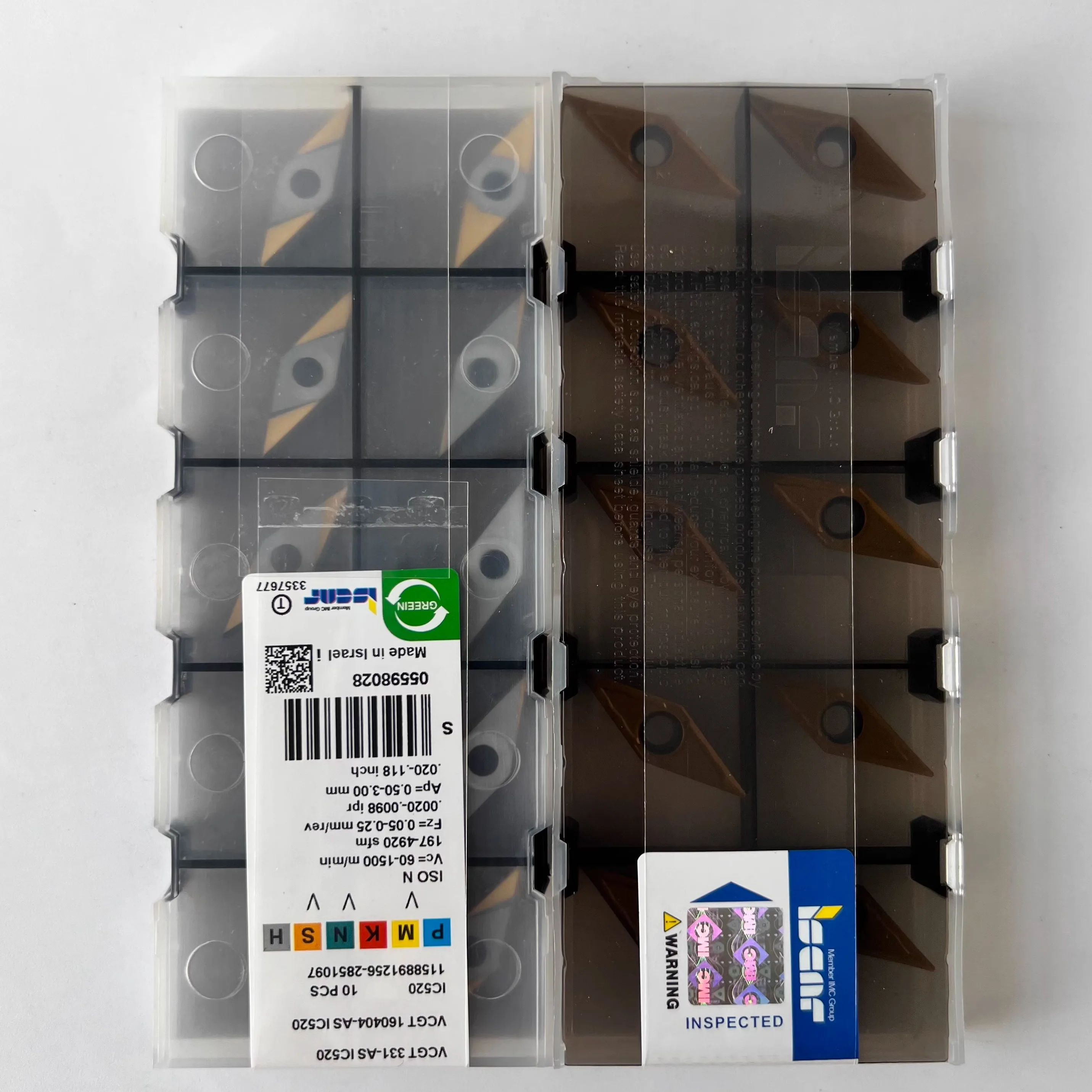 

VCGT160404-AS IC520 / Original product CNC cemented carbide blade 10 Pcs