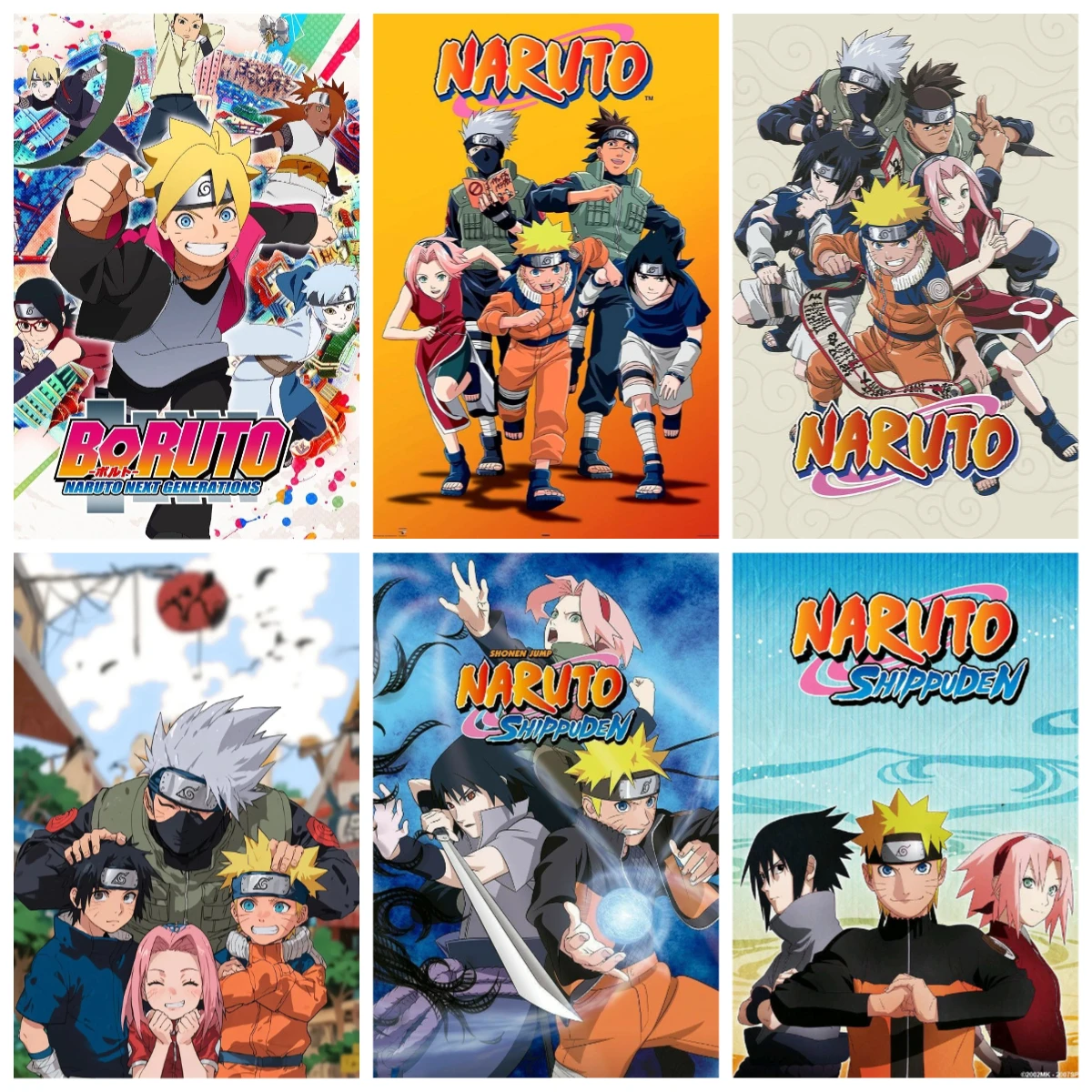 

500/1000pcs Adult Jigsaw Puzzles Naruto Suitable for Adults & Families - Challenging Large Pieces, Portable