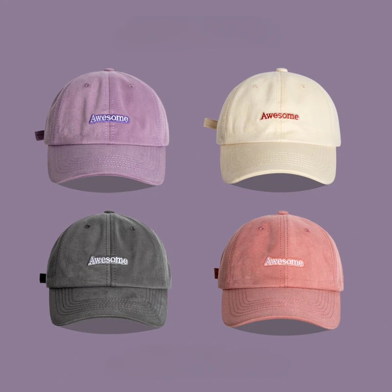 

Spring Autumn Boys Girls Baseball Caps Letter Embroidered Men's Women's Cap Hip Hop Snapback Hat Sun Protection Duckbill Hats