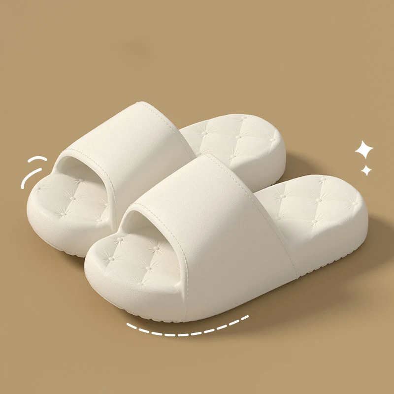 

Eva Platform Women's Slippers Home Summer Luxury Designer Woman Shoes Flats Bathroom Indoor Outdoor Slides Soft Beach Sandals