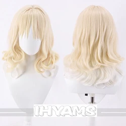 Anime Diabolik Lovers Komori Yui Cosplay Wig Yui Komori Wig Curly Wigs Heat Resistant Synthetic Hair Halloween Party Costume Wig