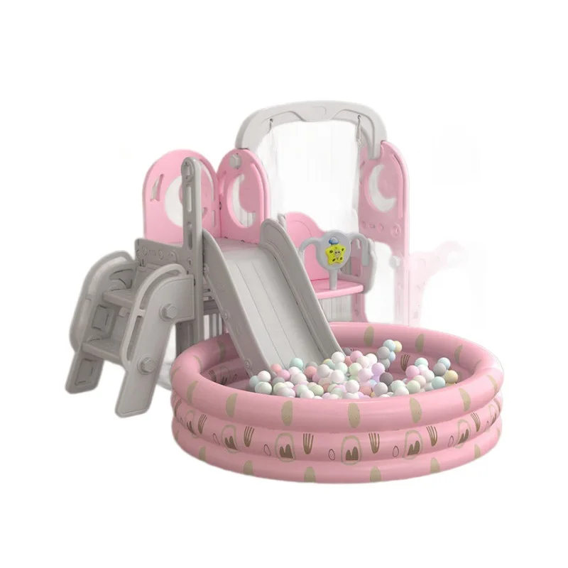 

Slide Children's Indoor Household 2 to 8 Year Old Baby Slide Swing Two-in-one Family Multifunctional Small Combination