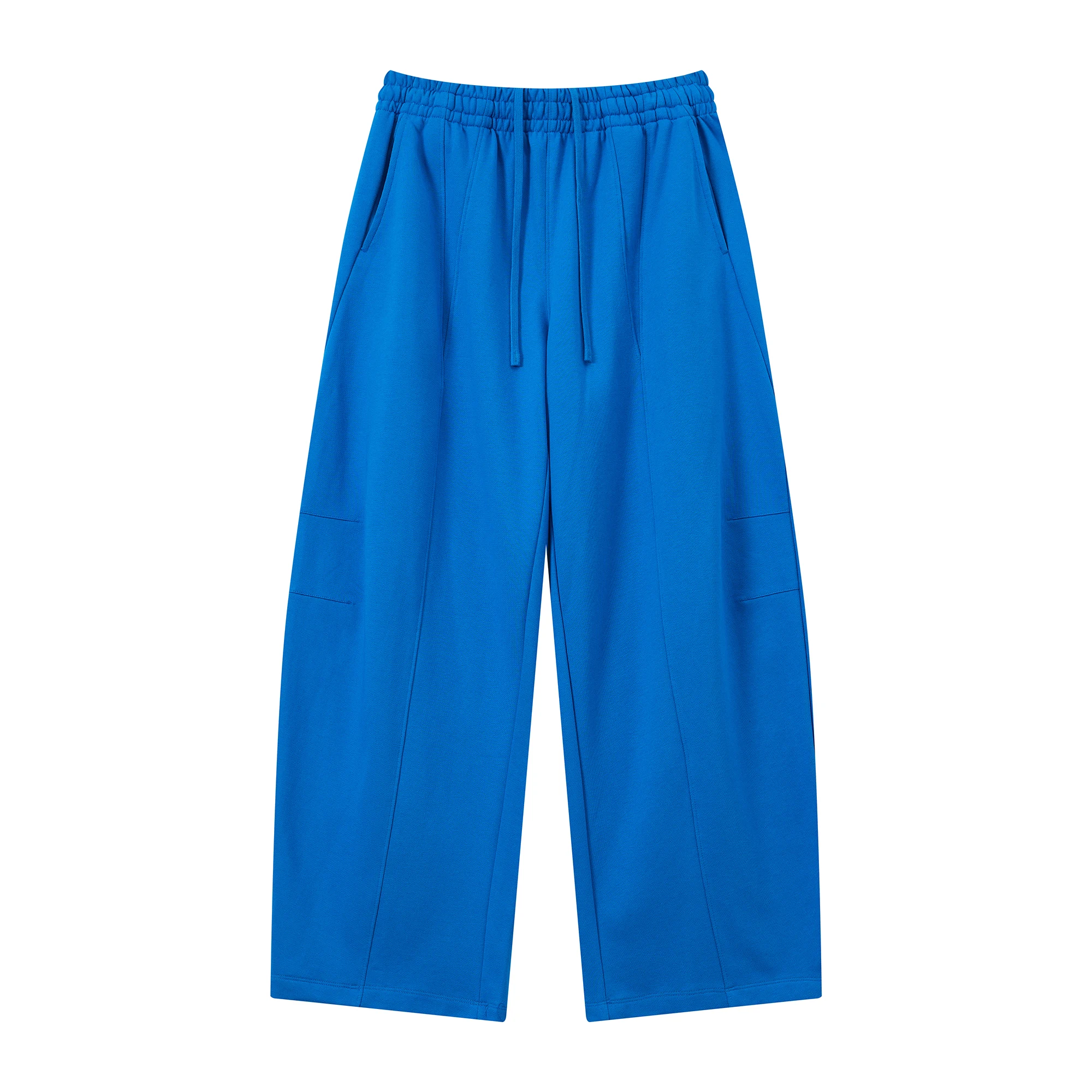 

Широкие спортивные брюки-джоггеры свободного кроя унисекс, однотонные, с эластичным поясом на шнурке, в стиле «фонарики»