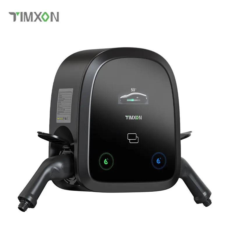 TIMXON DLB 22KW Dual Plug AC Fast EV Charger 32A 400V Type 2 Wallbox for Car Charging Station CCS Interface New Home Use
