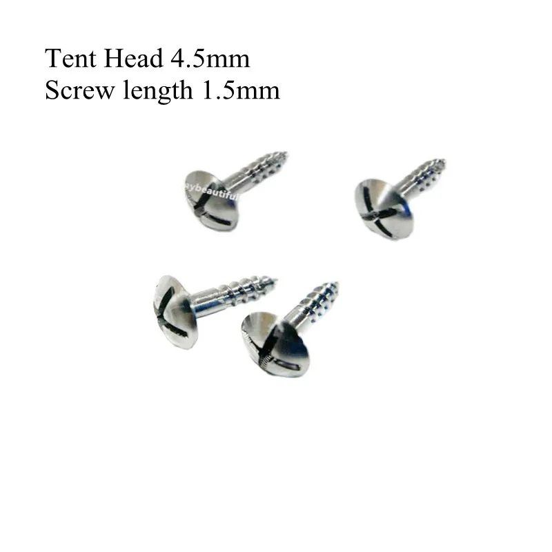 

5Pcs Dental Length Medium 8.1mm GBR Half Threaded Tent Screw Titanium Alloy Guided Regeneration Membrane Pin