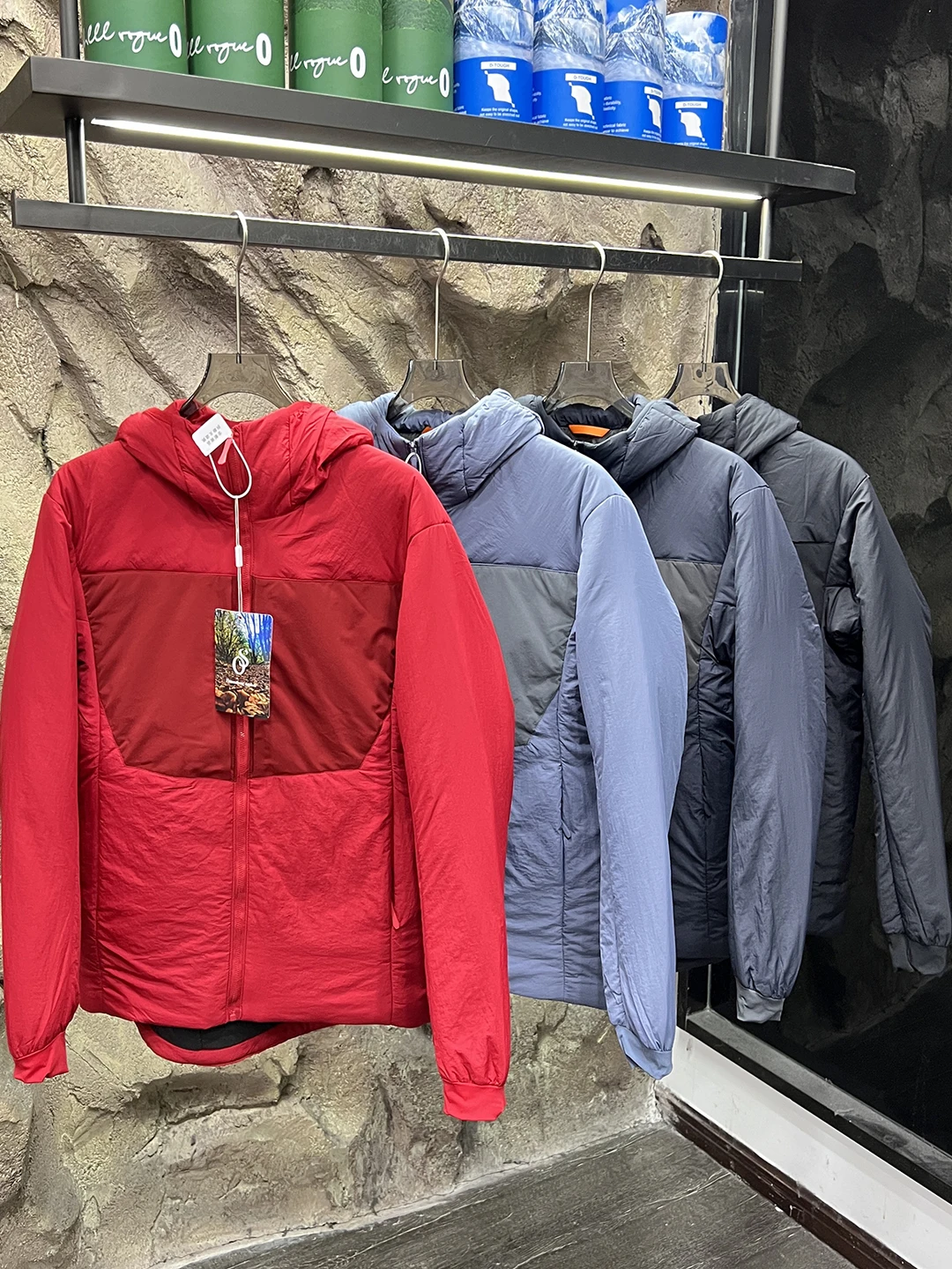 مقاوم للماء القطن Jaet مقنعين الرجال معطف الشتاء في الهواء الطلق Thiened Dync الدفء الشباب Faion الوقوف صالح معطف طويل Sve