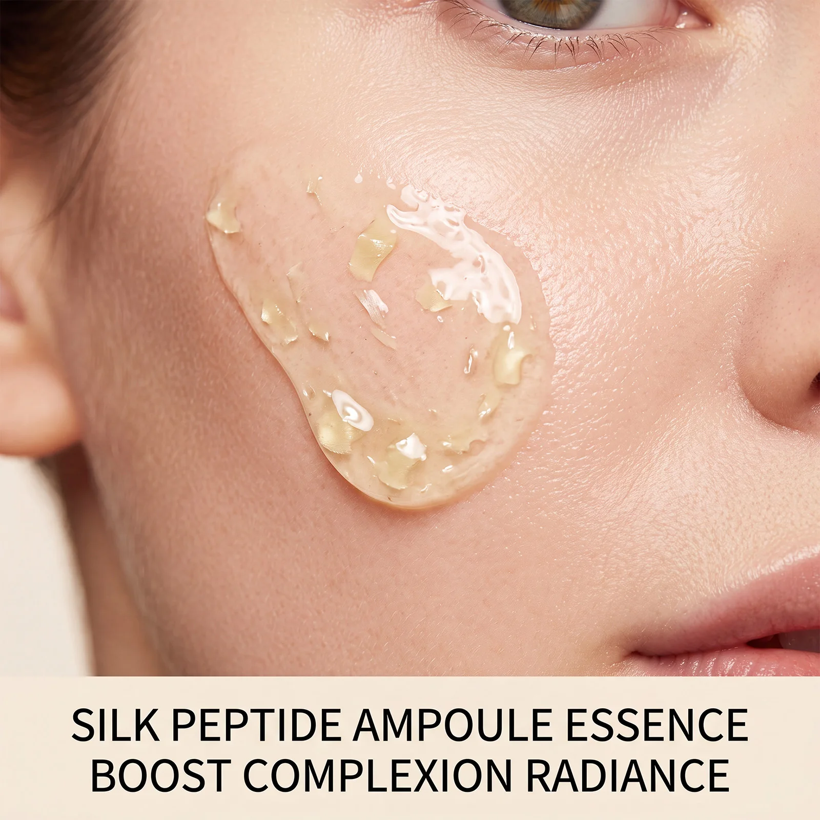 Korean Silk Peptide Intensive Lifting Ampoule Deep Collagen Silk Peptide Intensive Lifting Serum Lightweight Non-Greasy DailyUse