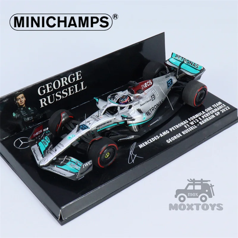 

MINICHAMPS 1:43 2022 F1 PETRONAS W13 E RUSSELL #63 BAHRAIN Resin Model Car