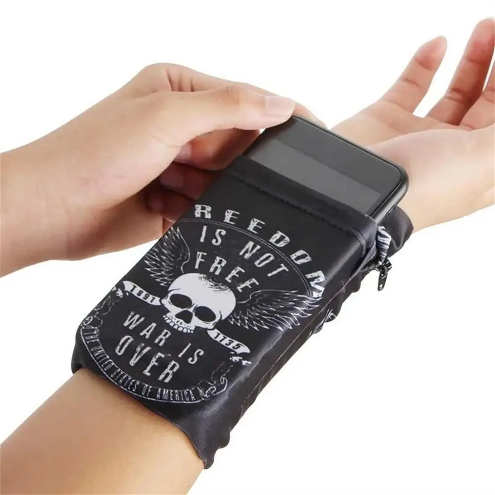 Running Hand Bag Wristband Arm Bag Mobile Phone Case Sports Wrist Bag Wrist Wallet Pouch Phone Arm Bag Wrist Support Pocket