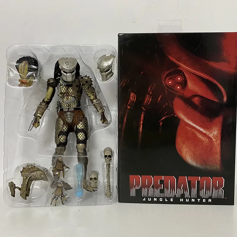 

NECA Figure Jungle Hunter Predator Action Figure Alien Collectible Model Toys Joint Movable Doll New Year Present For Children