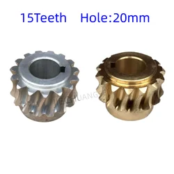 15Teeth Yongqiang  KONE Minfa MM12 Meat Grinder Turbine Accessories Gear Worm Gear Copper Aluminum