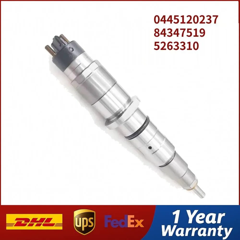 0445120237 84347519 5263310 Diesel Fuel Injector for Cummins for CASE