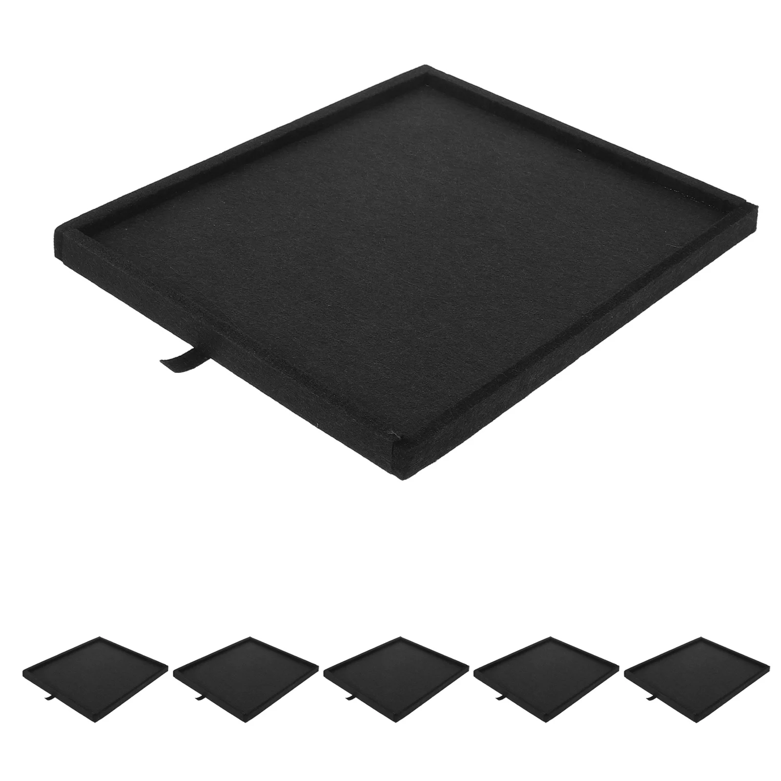 

6Pcs Puzzle Sorting Trays Stackable Felt Non-Slip Organizer Storage Tray Portable Puzzle Container for Jigsaw Pieces Game Piece