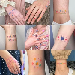 60pcs Cute Tattoo Sticker Waterproof Lasting Temporary Tattoo