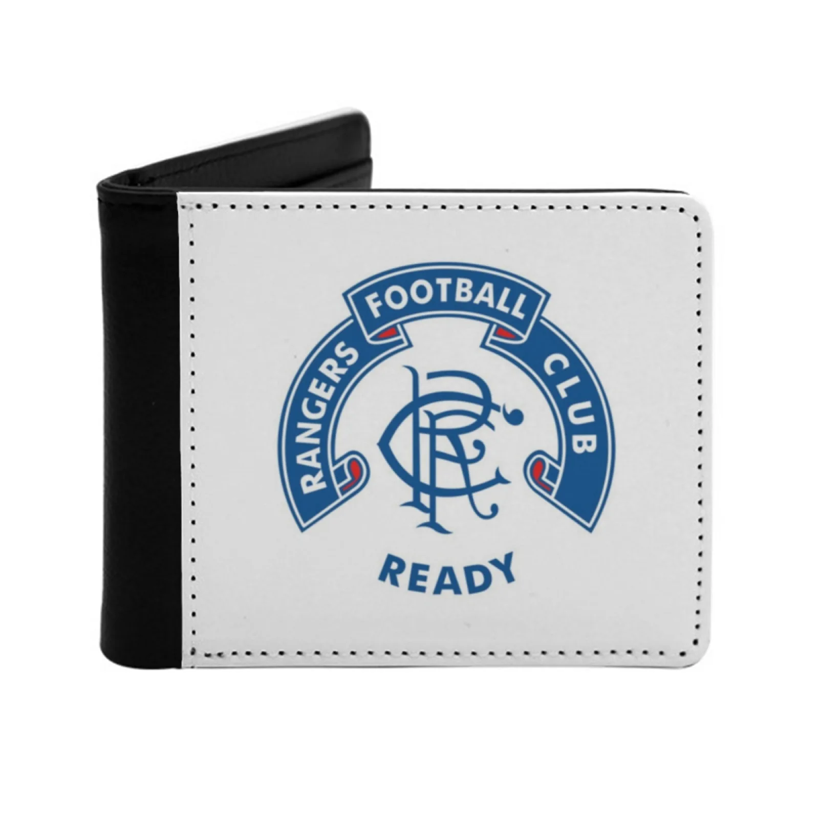 Ready Rangers Short Men's Wallet Multifunction Purse Male Pu Leather Wallet Kit We Are The People Logo Govan Glasgow Insignia