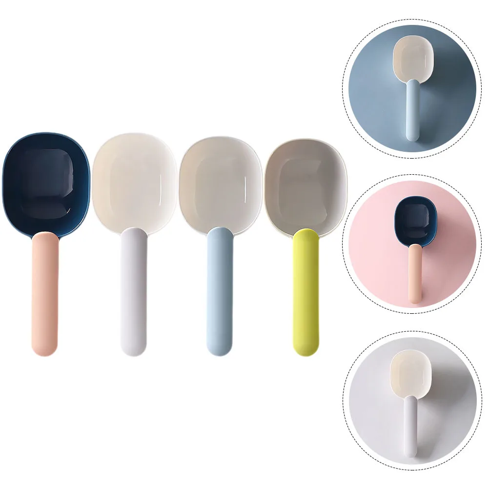 

4Pcs ABS Measuring Spoon Set Ergonomic Plastic Scoops for Coffee Beans Tea Leaves Sugar Spices Kitchen Measuring Cups