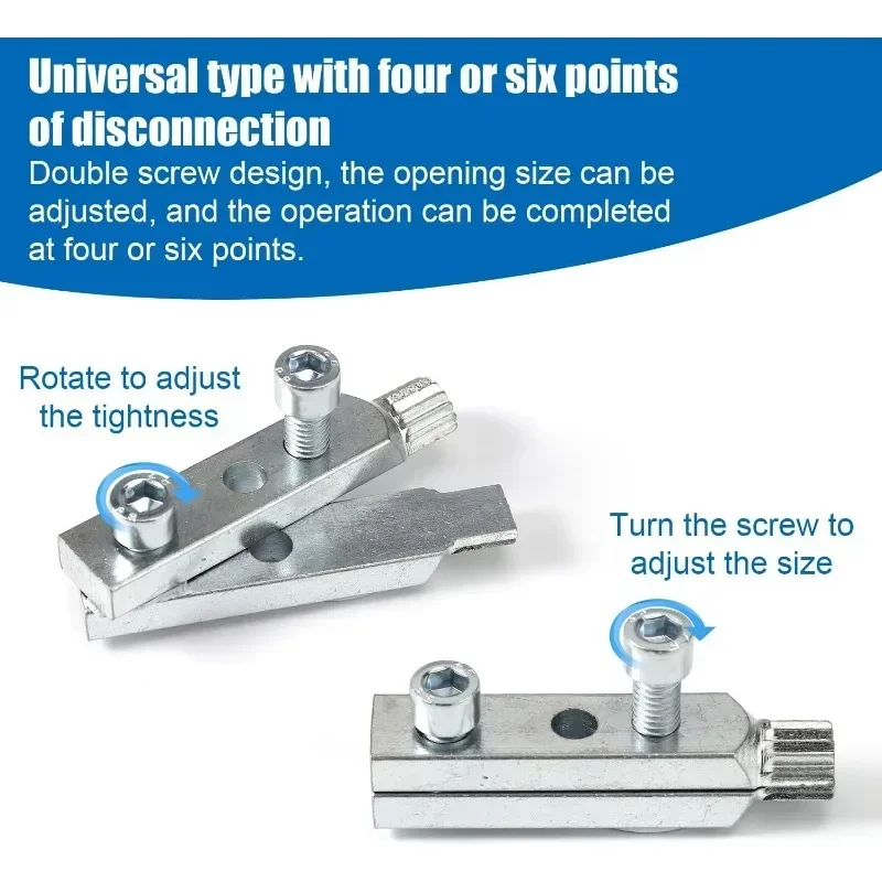 1 ชุด 4/6 จุดก๊อกน้ํามุมวาล์ว EXTRACTOR ท่อน้ําแตกลวดสไลด์ฟันหัก End เครื่องมือกําจัดอุปกรณ์เสริม