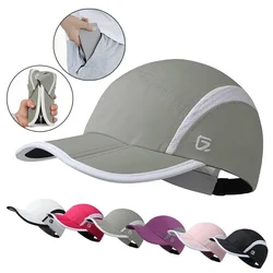 GADIEMKENSD Waterproof Outdoor Sport Baseball Cap Spring Quick Drying Hat Breathable Cap Foldable Cycling hat Sun Protection