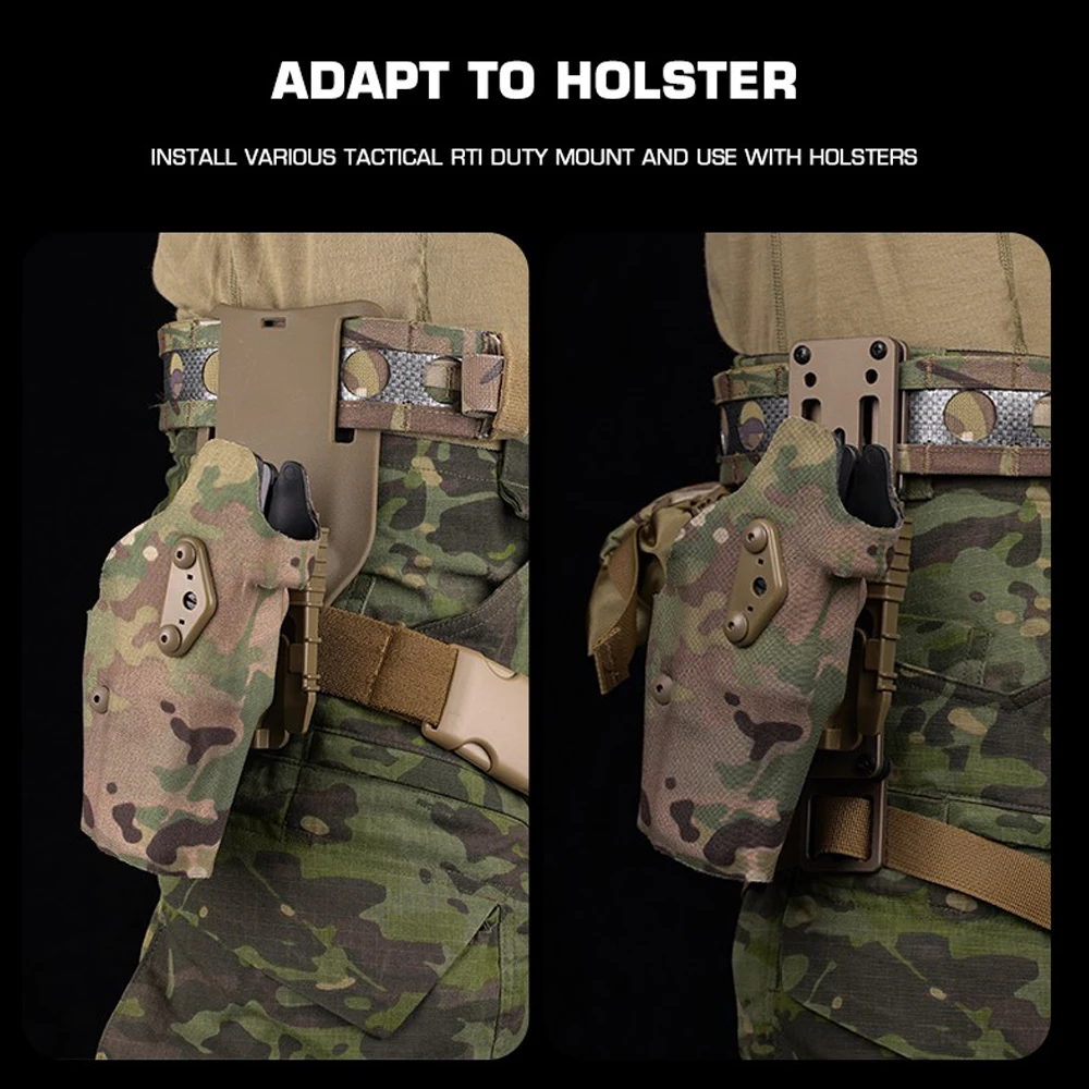 Taktischer Gürtel Ferro Style Bison Kampfgürtel Ranger Grün für Jagd Airsoft MOLLE-Gürtel mit Schnellverschluss-Schnalle Leichtgewicht – Detail 9
