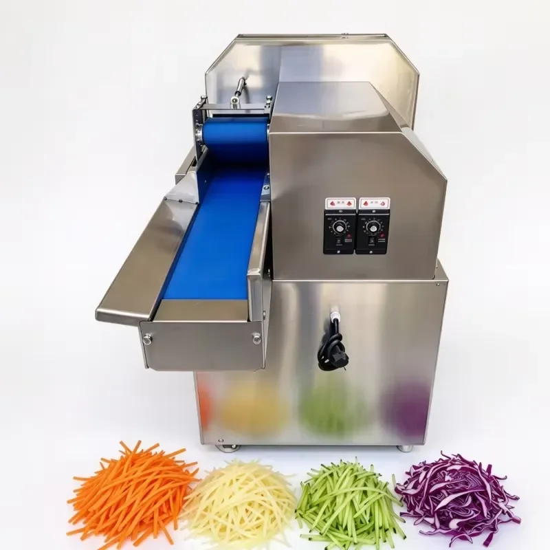 Commercial Vegetable Cutter Dicer Industrial Grade Stainless Steel Food Processor for Kitchen Restaurant Heavy Duty Slicing