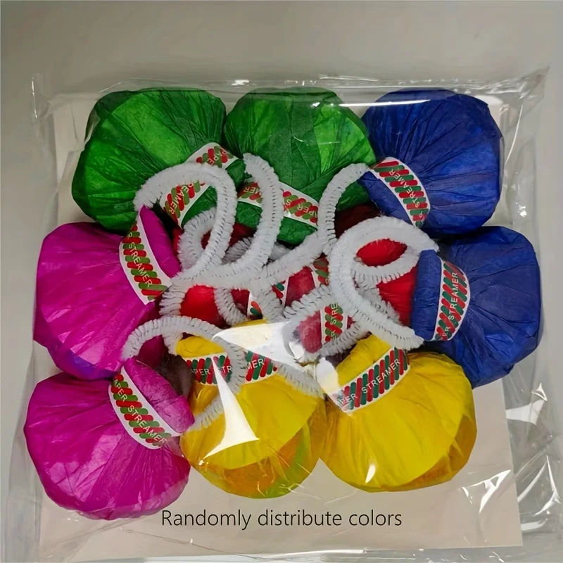 Garlands Colorful Ribbons Handmade Throwing Ribbons, Ribbon Firecrackers Paper Magic Firecrackers Universal Holiday Celebration