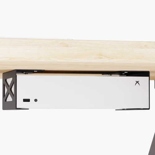 Imagen 2 del producto Soporte debajo del escritorio para xbox series x xbox series s con tornillo selfdrive Soporte de pared con tornillo de expansión debajo del tablón