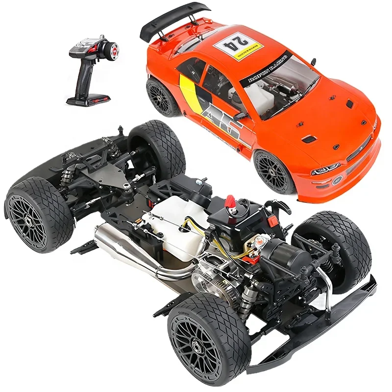 Precision Engineered Rofun Baha A5 Baja RC Nitro Car 1:5 Scale RTR with 32CC Gas Engine Aluminum Alloy Chassi and CNC Metal Part