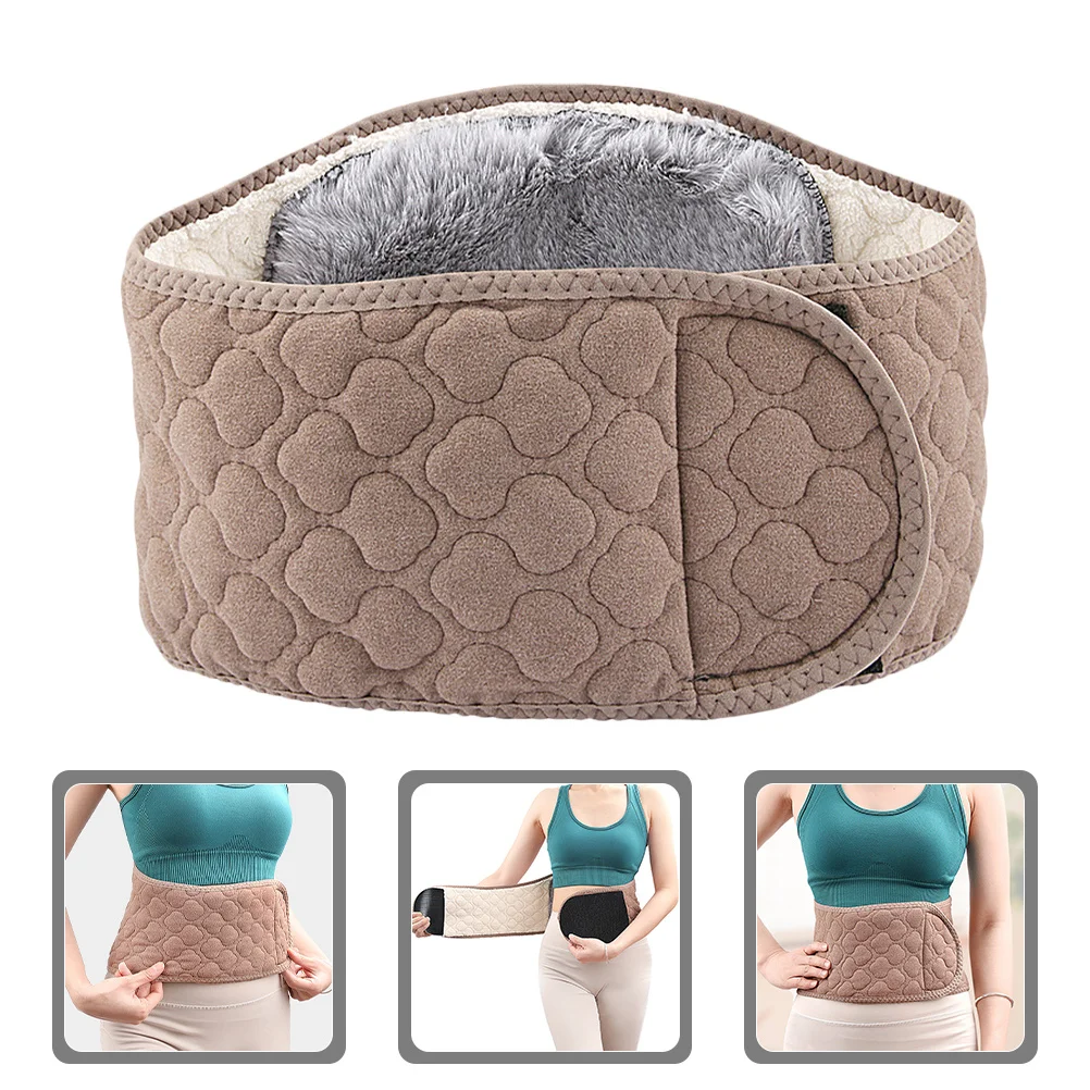

Warmth and Waist Protection Thickened Thermal Waist Belt Adjustable for Cold Weather Outdoor Activities Stomach Protector