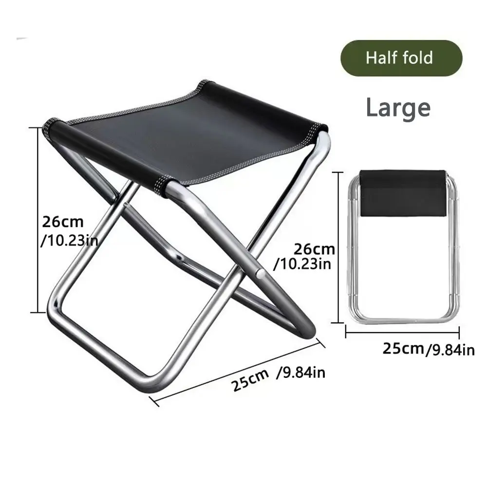 Banc d\'extérieur pliable, tabouret poney, outil de randonnée, pique-nique camping, chaise pliante, chaise de pêche