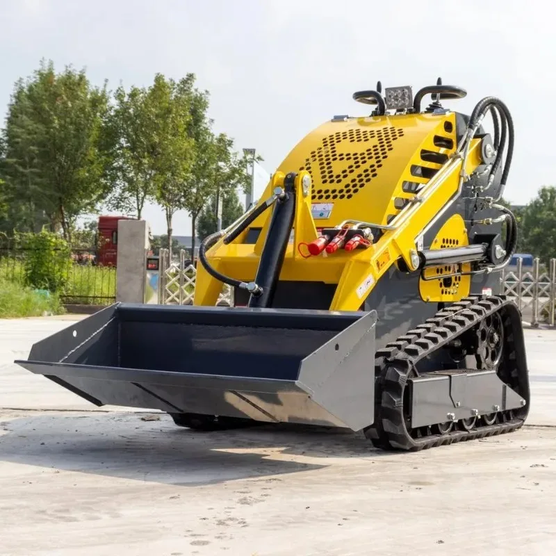 Customized Small Garden Loader Skid Steer Loader Mini Skid Steer Track Mini Skid Steer Loader