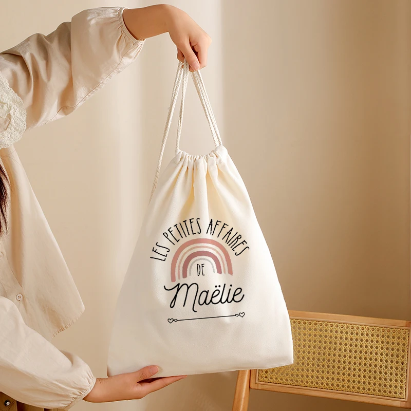 

2025 New Colorful Rainbow Pattern Drawstring Bags Women Gym Draw String Bag Gilrs Cinch Bags Drawstring Backpack Christmas Gifts