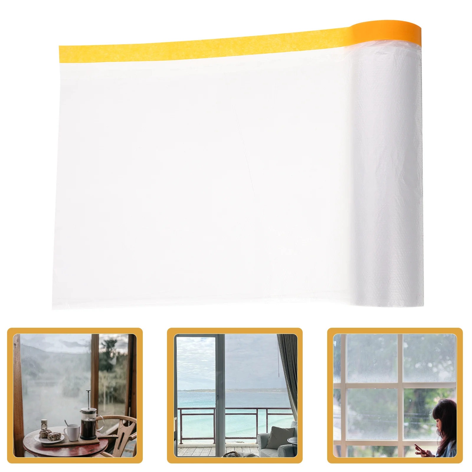 Window Insulation Kit Weatherproofing Shrink Cover Winterizing Positioning Stickers