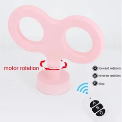 Remote Control 3D Car Wind Up Key Rotating USB Charging Cute Clockwork Hood Ornament Hood Ornament Spring Key
