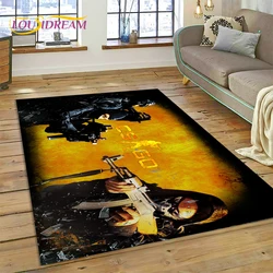 CS GO,Counter Strike Game Gamer HD Rug Carpet for Living Room Bedroom Decor,Floor Mat Non-slip Decoration for Sofa Doormat Gift