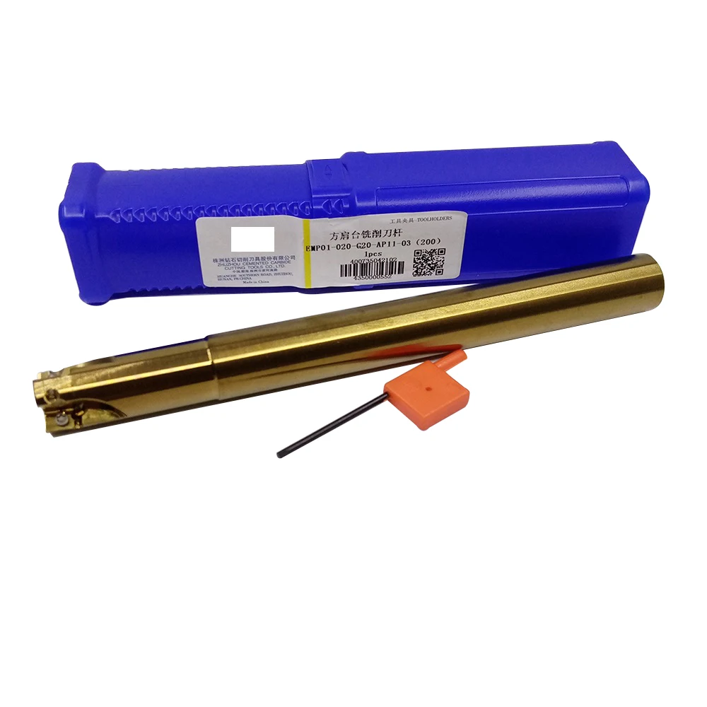 ZCC EMP01-020-G20-AP11-03(200), фрезеровка квадратных плеч, индексируемая фрезеровка EMP01 Kr: 90 °