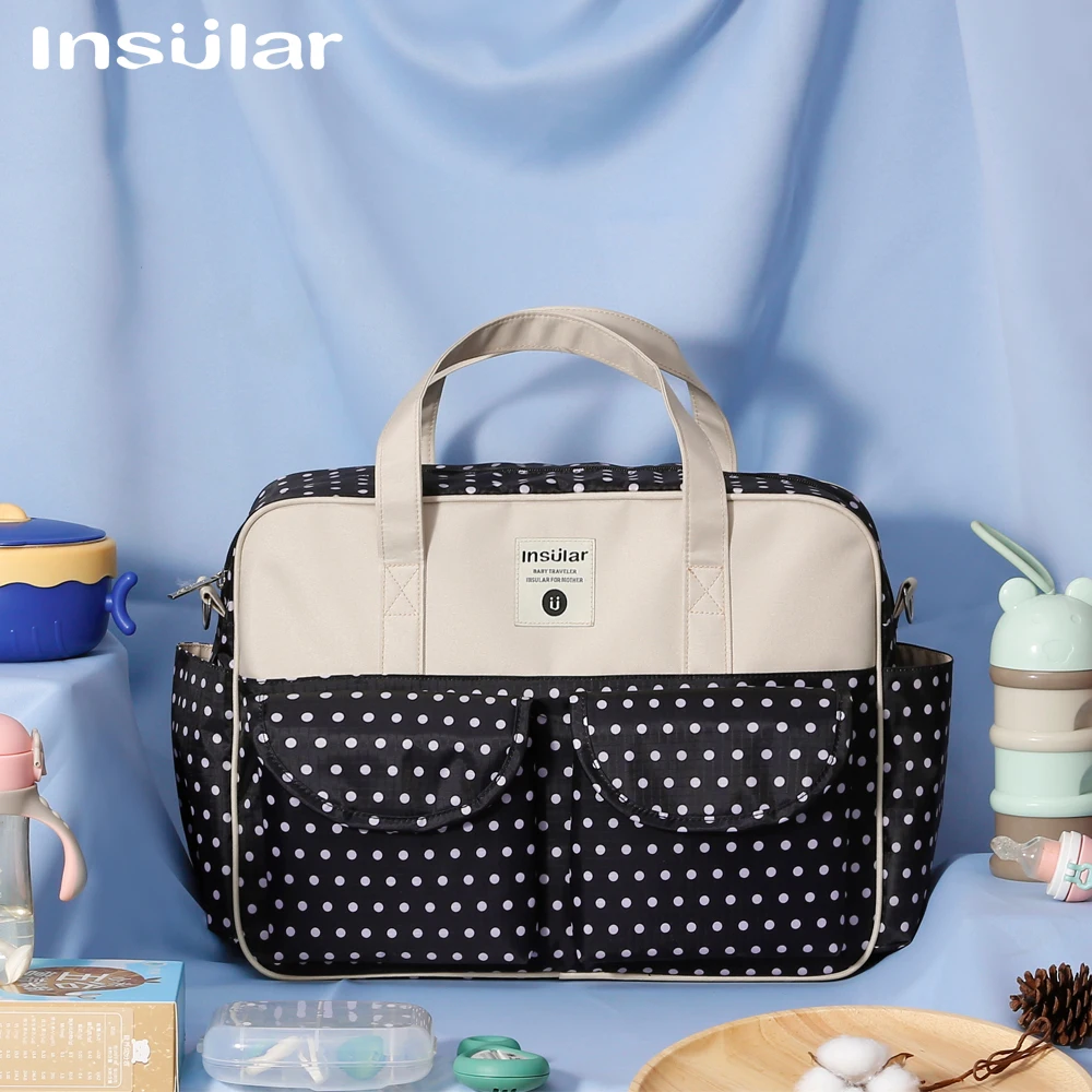 Insular New Fashion Mummy Changing Bag Baby Diaper Bags Maternity Nappy Bag Mommy Baby Care Carriage Stroller Bag Organizer