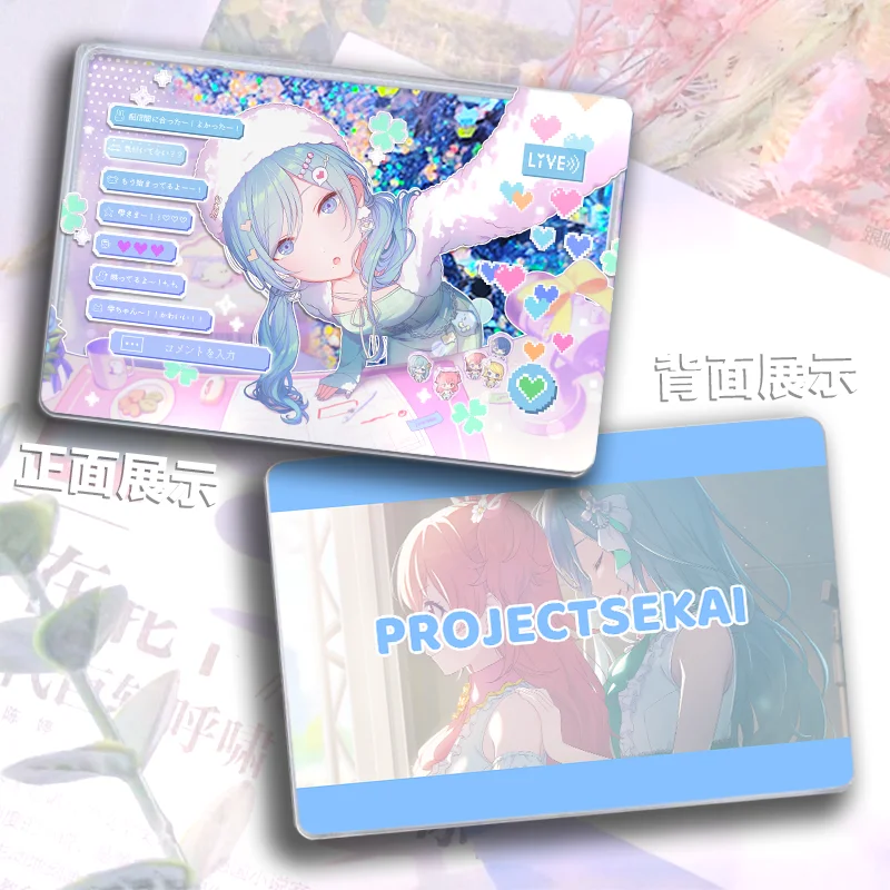 أنيمي مشروع Sekai Momoi Airi Kiritani Haruka الاكريليك الرمال المتحركة جونغ الحلي مكتب الديكور لطيف هدايا عيد الميلاد