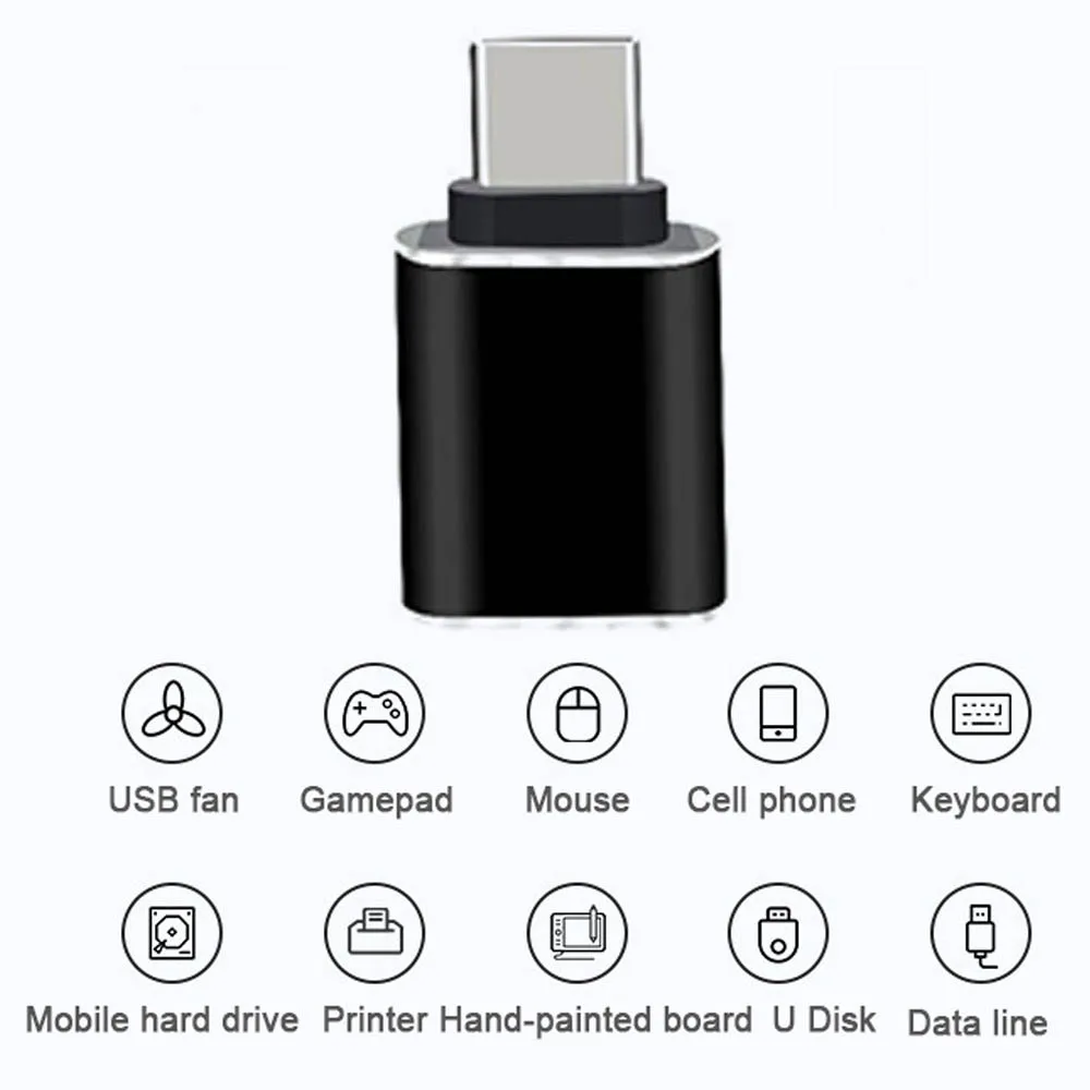 Адаптер OTG Type-c на Micro USB Type-C на Usb 3,0